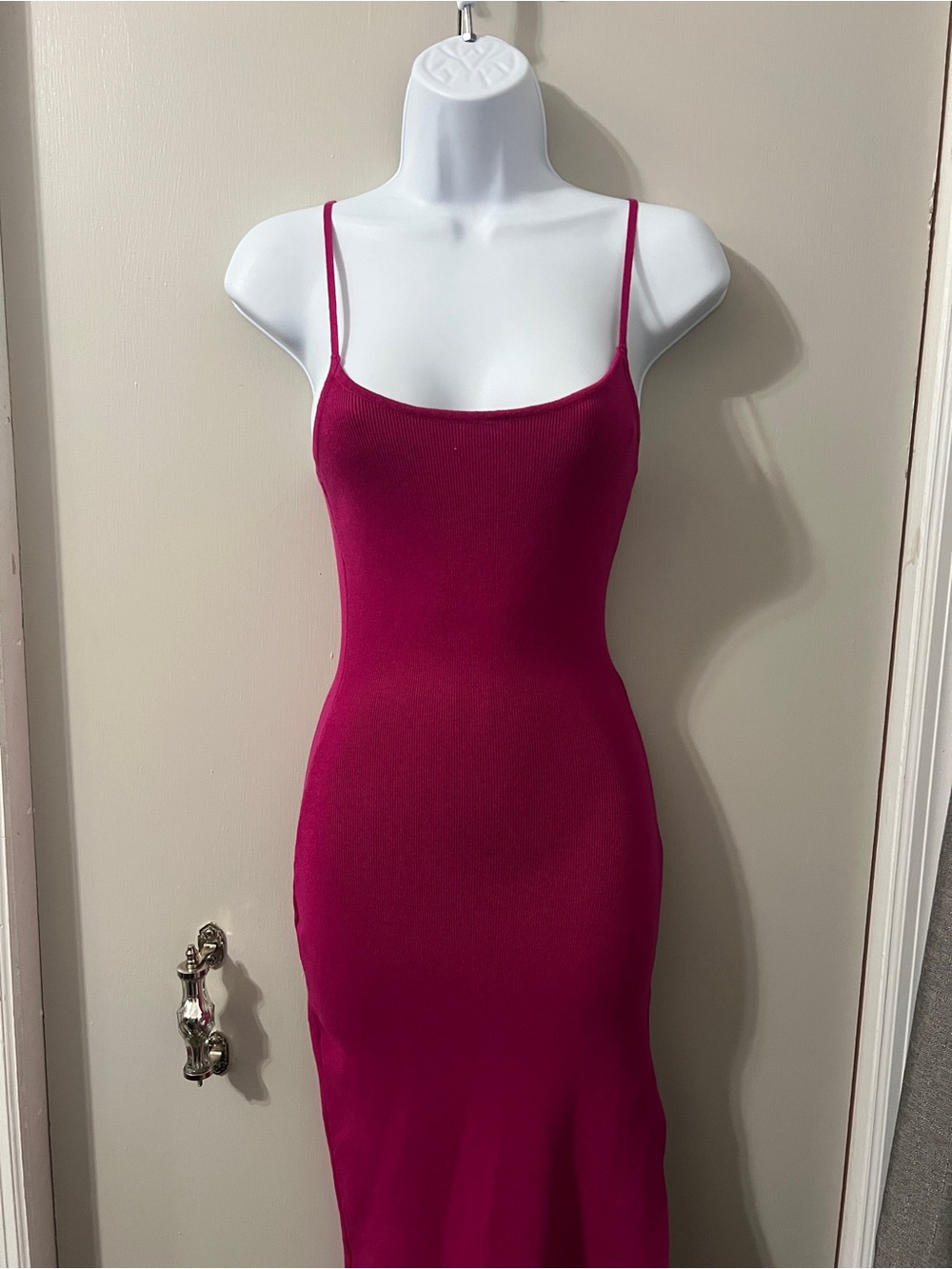 Hera Collection Fuchsia Side Split Dress